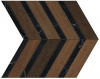 Мозаика Heartwood Moka Marble Chevron (AOYI) 29.4x28.7 от Atlas Concorde (Италия)