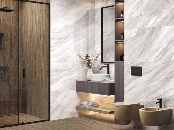 Керамогранит Evo Marmo Gris полированный (60120EVO05P) 60x120 от New Trend (Россия)
