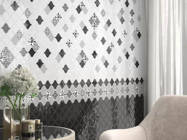 Декор Арабески глянцевый орнамент (OS/A25/65000) 6.5x6.5 от Kerama Marazzi (Россия)