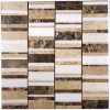 Мозаика Glass&Stone KB-C05 полированная 30.5x30.5 от Natural Mosaic (Китай)