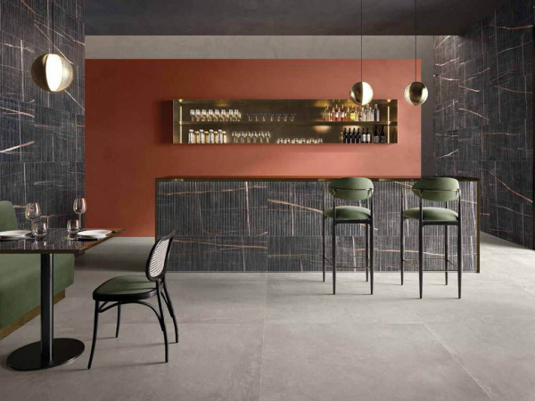 Керамогранит ECLECTIC PERSIAN GREY SILK RT (ECC2) 60x120 от KEOPE Ceramiche (Италия)