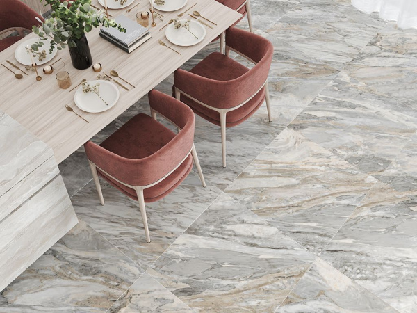 Керамогранит Statuario Rock (GFU57TRZ07L) 57x57x9 от Alma Ceramica (Россия)