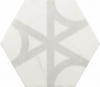 Напольная плитка CARRARA HEXAGON FLOW (23103) 17.5x20 от Equipe Ceramicas (Испания)