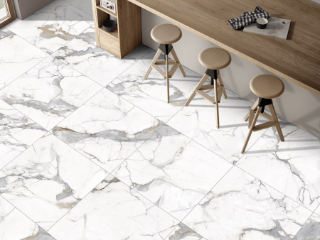 Керамогранит Maverick White carving (CR104) 60x60 от Primavera (Индия)