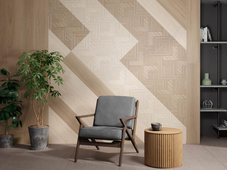 Настенная плитка Ламбро 14032R бежевый обрезной 40x120 от Kerama Marazzi (Россия)