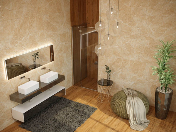 Керамогранит CAPUCCINO POLISHED 60x120 от AGL Tiles (Индия)