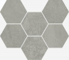 Мозаика TERRAVIVA GREY MOSAICO HEXAGON (620110000109) 25x29 от Italon (Россия)