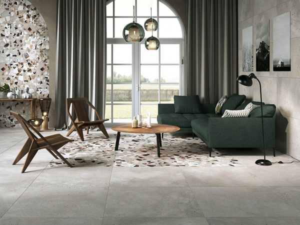 Керамогранит I COCCHI CEMENTO SPACCATO nat 90x90 от Fioranese Ceramica (Италия)
