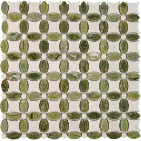 Мозаика PIX282 из мрамора (32x32) 33.6x33.6 от Pixmosaic (Китай)