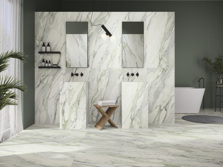 Керамогранит настенный ARABESCATO CLOVER GREEN MATT RECT (A041145) 60x120 от APE Ceramica (Испания)