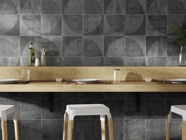 Керамогранит URBAN HANDMADE DARK 20x20 от Equipe Ceramicas (Испания)