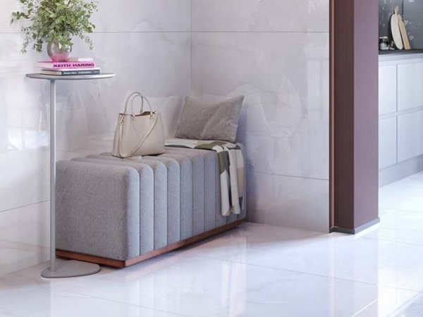 Керамогранит PRAGA ONYX WHITE GLOSSY 80x160x0.9 от Gravita (Индия)
