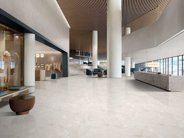 Керамогранит PRAGA ONYX WHITE GLOSSY 80x160x0.9 от Gravita (Индия)