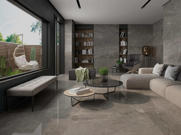 Керамогранит TEMPO Dark Mate 60x60 от Halcon Ceramicas (Испания)