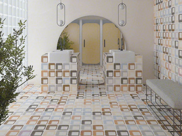 Керамогранит Pop Tile Sixties-R Ambar 15x15 от Vives Ceramica (Испания)