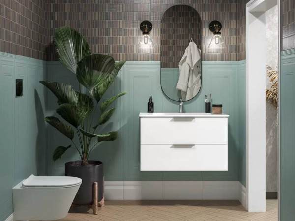 Настенная плитка Монфорте ментоловый панель обрезной (14006R) 40x120 от Kerama Marazzi (Россия)