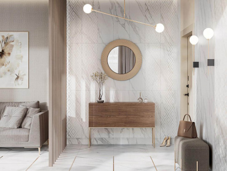 Настенная плитка Алентежу белый матовый (13124R) 30x89.5 от Kerama Marazzi (Россия)