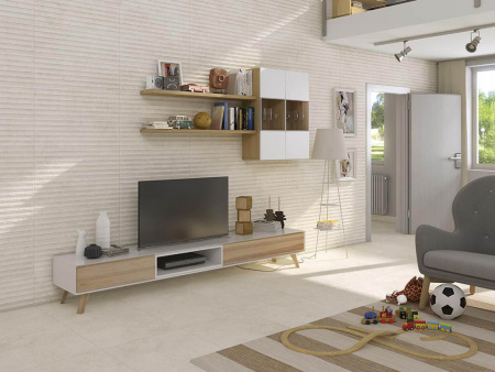 Настенная плитка Omicron Kitnos Blanco 25x75 от Vives Ceramica (Испания)