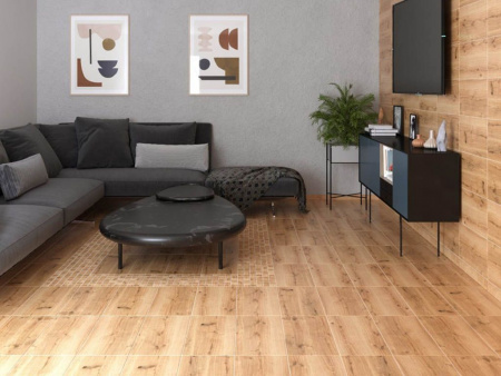 Керамогранит Woodhouse глаз. бежевый (16344) 29.7x59.8 от Cersanit (Россия)