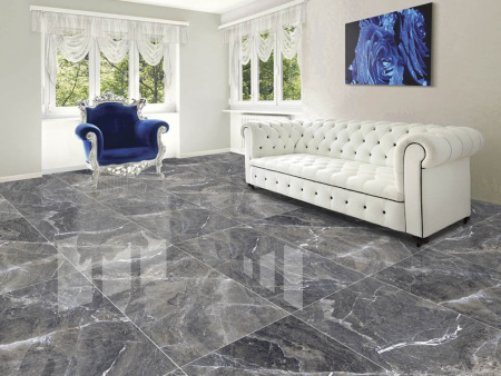 Керамогранит Lucky High Glossy Black 60x120 от Italica (Индия)