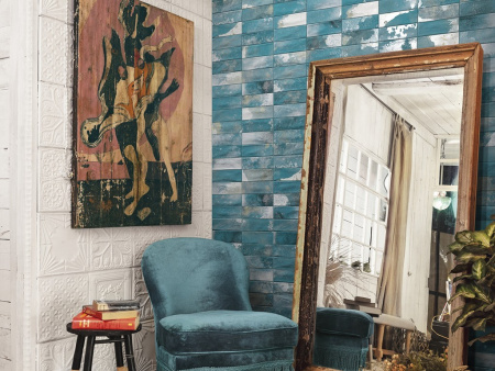 Настенная плитка FS TRADITION SQUARE Blue (30899) 20x40 от Francisco Segarra (Испания)