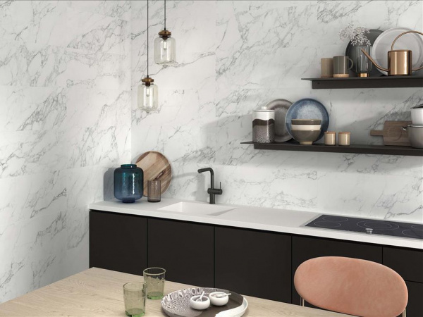 Керамогранит Sabine White Satin (N30026) 74.4x74.4 от STN Ceramica (Stylnul) (Испания)