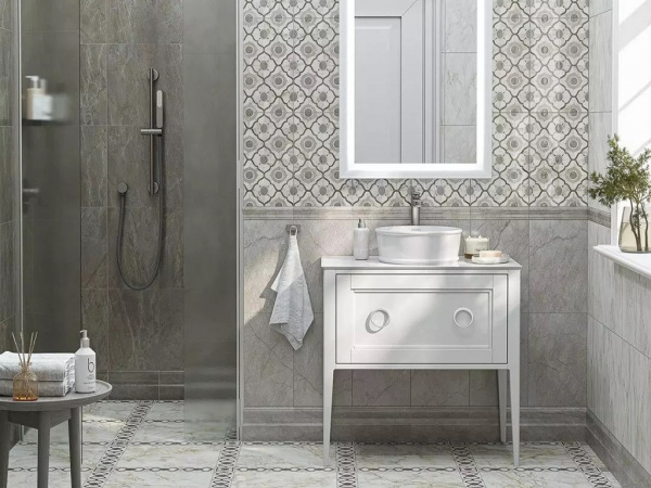 Бордюр Багет Кантата белый глянцевый (BLE024) 25x5.5x1.8 от Kerama Marazzi (Россия)