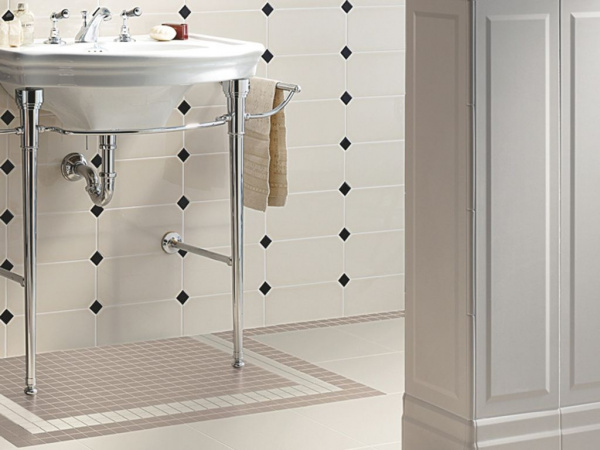 Вставка Retro Taupe Tozzetto (NTOR5) 3.5x3.5 от Grazia Ceramiche (Италия)