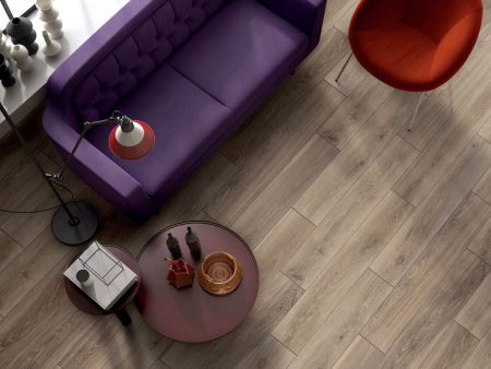 Бордюр ECO CHIC BATT. BROWN RET (PF60004949) 6.5x120 от ABK Ceramiche (Италия)