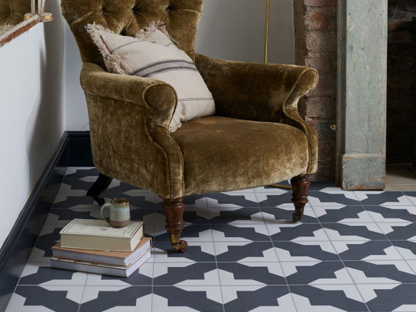 Керамогранит BM CROSS Black Mate 20x20 от Mainzu (Испания)