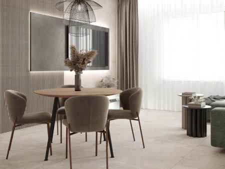 Керамогранит Tiffany Grey серый матовый 60x60 от Laparet