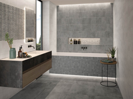 Настенная плитка ZEN CONCEPT WHITE KU4PG020 (СП382) 30x90 от Metropol (Испания)
