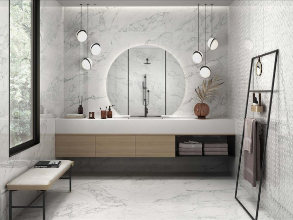 Керамогранит Sabine White Satin (N30026) 74.4x74.4 от STN Ceramica (Stylnul) (Испания)
