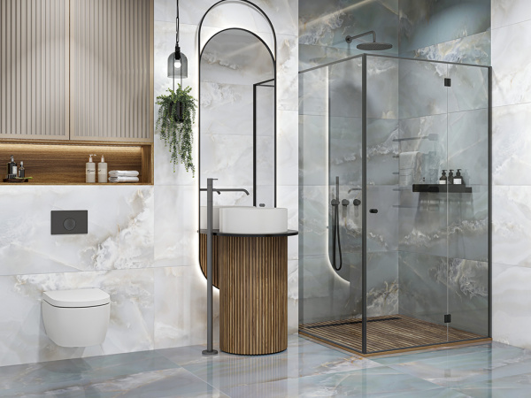 Керамогранит Monaco Onyx Gris полированный (60120MCA05P) 60x120x7 от LCM (Индия)