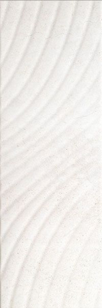 Настенная плитка Сонора7 тип1 декор белый волна 25x75 от Керамин (Беларусь)