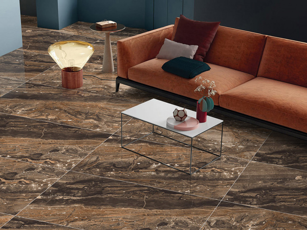 Керамогранит Richter brown High glossy (GR104) 60x60 от Primavera (Индия)
