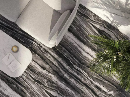 Керамогранит Marble Гемма черно-белый (SG071800R6) 119.5x320x6 от Kerama Marazzi (Россия)