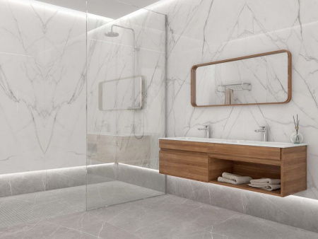 Керамогранит VARENNA CARRARA PUL. (6mm) (полированная) 120x260 от TAU Ceramica (Испания)