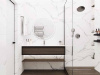 Керамогранит Calacatta Splendid Silver белый Полированный 60 60x60 от Ceradim (Индия)