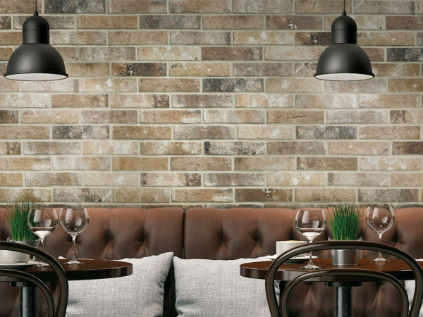 Керамогранит London Brick Multicolor 6x25 от Rondine Group RHS (Италия)
