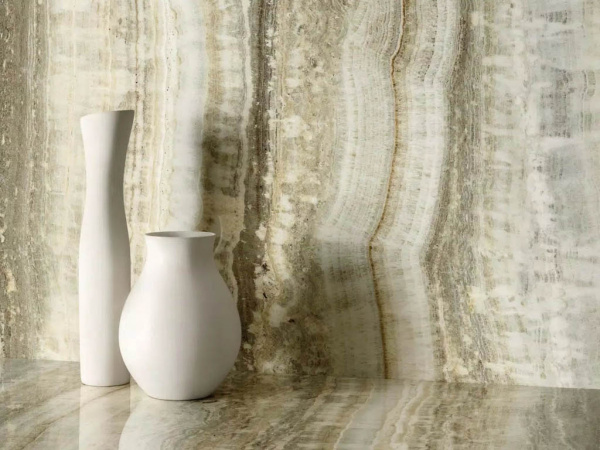 Керамогранит ECCENTRIC LUXE CARAMEL GLOSSY RET (778836) 80x180 от REX Ceramiche (Италия)