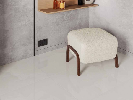 Керамогранит Onyx Royal Cloud светло-серый Полированный 60 60x60 от Ceradim (Индия)