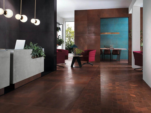 Мозаика Blaze Aluminium Mosaico Esagono Matt (A0UO) 30x35 от Atlas Concorde (Италия)