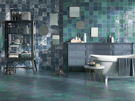 Керамогранит Touareg Turquesa Mix 13.9x16 от APE Ceramica (Испания)
