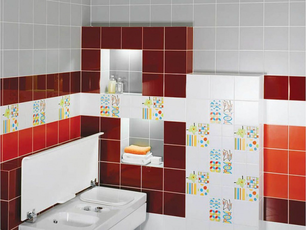 Настенная плитка 5114 Калейдоскоп фиолетовый 20x20 от Kerama Marazzi (Россия)