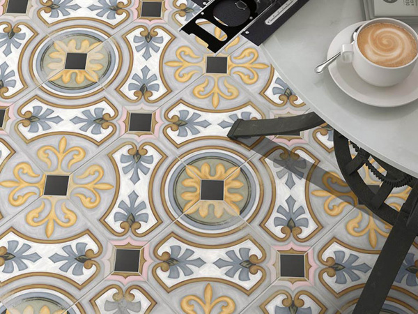 Декор Octogono Cabaret Humo 20x20 от Vives Ceramica (Испания)
