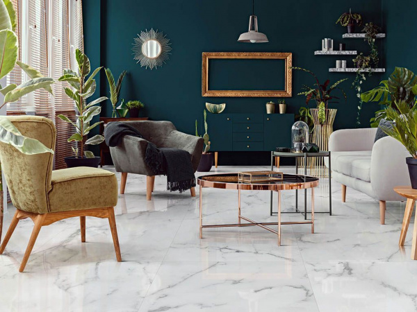 Керамогранит Aral White Polished Rect 60x120 от ITT Ceramic (Испания)