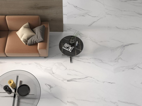Керамогранит CALACATA WHITE 1 (глянец) Rect. 60x120 от Pamesa (Испания)