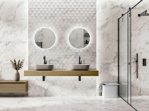 Керамогранит IGUAZU' RECTIFICADO 1865 WHITE 100x100 от Porcelanite Dos (Испания)