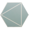 Керамогранит FANCY LINES BLUE (127016) 20x23 от DNA Tiles (Испания)